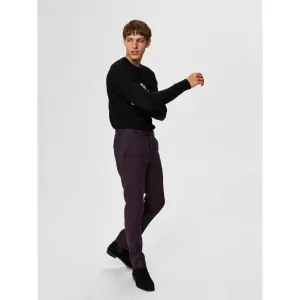Pullover Selected cornelius structure col rond image-3