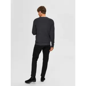 Sweater Selected cornelius structure col rond image-3