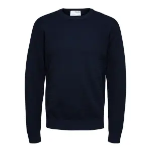 Sweater Selected cornelius structure col rond image-0