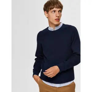 Sweater Selected cornelius structure col rond image-3