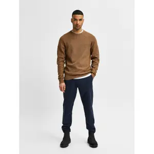 Sweater Selected cornelius structure col rond image-3