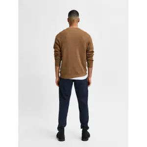 Sweater Selected cornelius structure col rond image-5