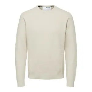Pullover Selected cornelius structure col rond image-0