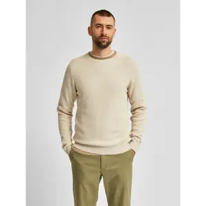 Pullover Selected cornelius structure col rond image-1