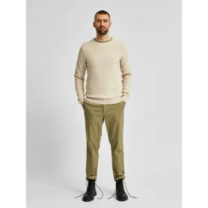 Pullover Selected cornelius structure col rond image-2