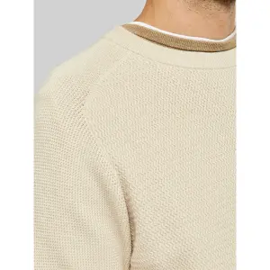 Pullover Selected cornelius structure col rond image-5
