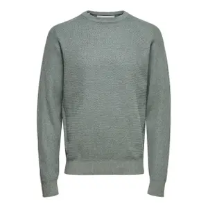Pullover Selected cornelius structure col rond image-0