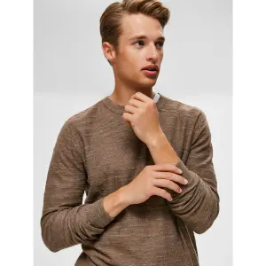 Sweater Selected Buddy col rond image-4