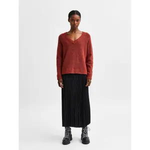 Women's v-neck cardigan Selected Lulu image-2