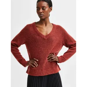 Women's v-neck cardigan Selected Lulu image-4