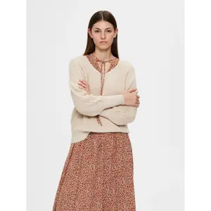 Damen-Pullover mit V-Ausschnitt Selected Emmy image-1