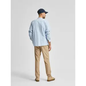 Hemd Selected Texas manches longues slim china image-4