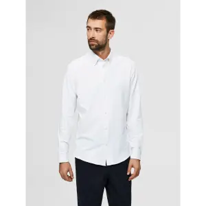 Overhemd Selected Oliver manches longues slim knit flex image-1