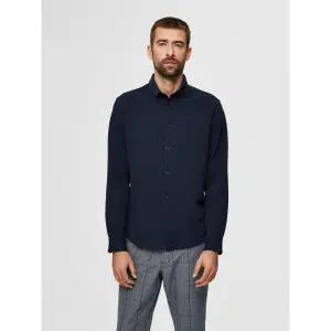 Shirt Selected Oliver manches longues slim knit flex image-1