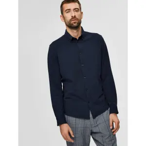 Shirt Selected Oliver manches longues slim knit flex image-3