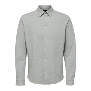 Overhemd Selected Oliver manches longues slim knit flex image-0