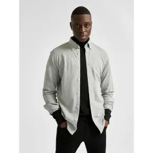 Overhemd Selected Oliver manches longues slim knit flex image-3