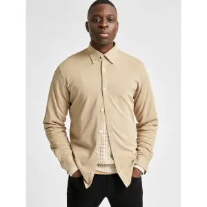 Overhemd Selected Oliver manches longues slim knit flex image-3