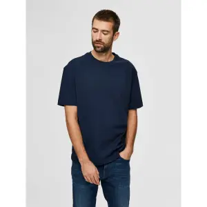 T-shirt Selected manches courtes Col rond Loosegilman 220 image-1