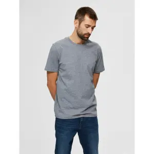 T-shirt Selected manches courtes Col rond Norman 180 image-1