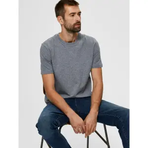 T-shirt Selected manches courtes Col rond Norman 180 image-3