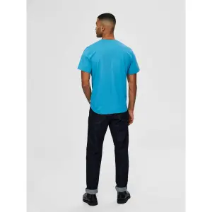 T-shirt Selected manches courtes Col rond Norman 180 image-3