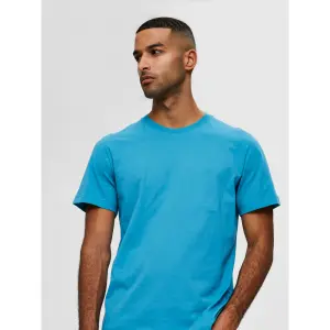 T-shirt Selected manches courtes Col rond Norman 180 image-4
