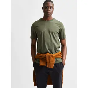 T-shirt Selected manches courtes Col rond Norman 180 image-1
