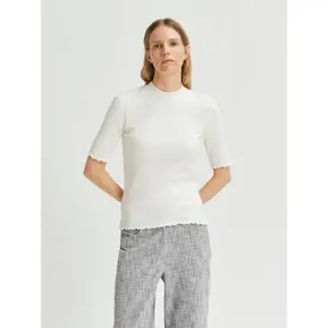 Damen-T-Shirt mit 2/4 Ärmeln Selected Anna image-1