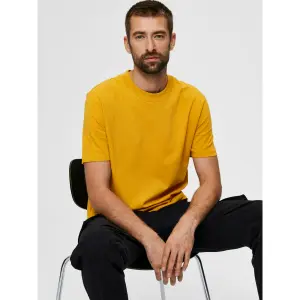 T-shirt Selected manches courtes Col rond Relaxcolman 200 image-3