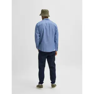 Shirt Selected New-linen manches longues slim image-4