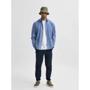 Shirt Selected New-linen manches longues slim image-1