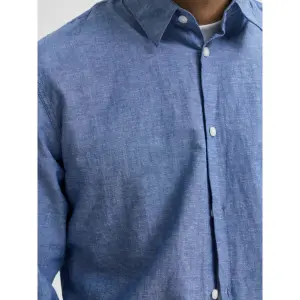 Shirt Selected New-linen manches longues slim image-5