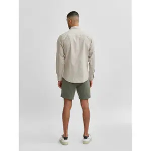 Shirt Selected New-linen manches longues slim image-5