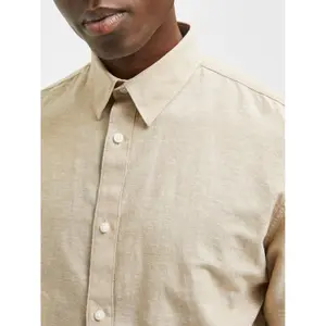 Chemise Selected Slhslimnew Linen image-5