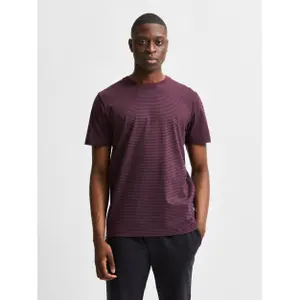 T-shirt Selected manches courtes Col rond Norman 180 rayé image-1
