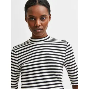 Damen-T-Shirt mit 2/4 Ärmeln Selected Anna image-5
