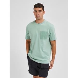 Kragen-o T-Shirt Selected Slhrelaxarvid image-1