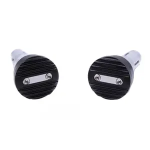 Pair of aluminum handlebar ends Highsider Wave image-1