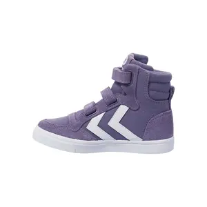 Children's high top sneakers Hummel Stadil canvas mono image-3