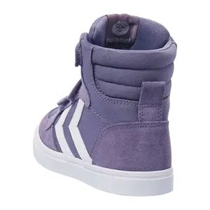 Children's high top sneakers Hummel Stadil canvas mono image-4