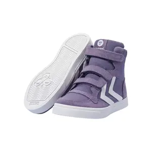 Children's high top sneakers Hummel Stadil canvas mono image-6