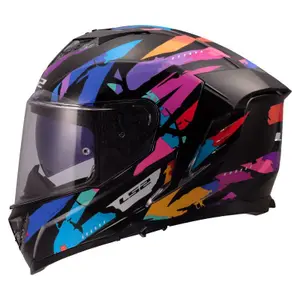 Full face motorcycle helmet LS2 FF818 Storm III Kaos image-1