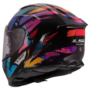 Full face motorcycle helmet LS2 FF818 Storm III Kaos image-3