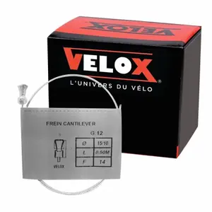 Box of 25 brake cables Velox Cantilever Galva 15-10 image-0