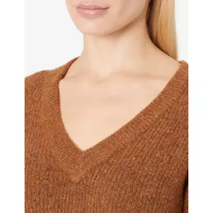 Robe manches longues col V femme Pieces Ellen image-3