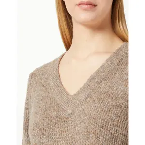 Robe manches longues col V femme Pieces Ellen image-3
