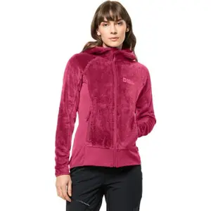 Women's Zip Hoodie Fleece Jack Wolfskin Rotwand image-1