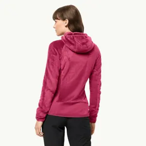 Women's Zip Hoodie Fleece Jack Wolfskin Rotwand image-2