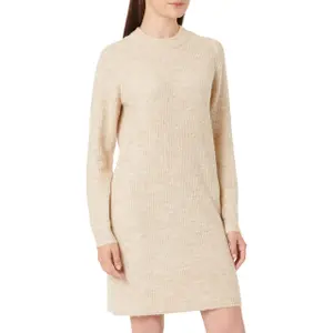 Robe manches col O longues femme Pieces Ellen image-0